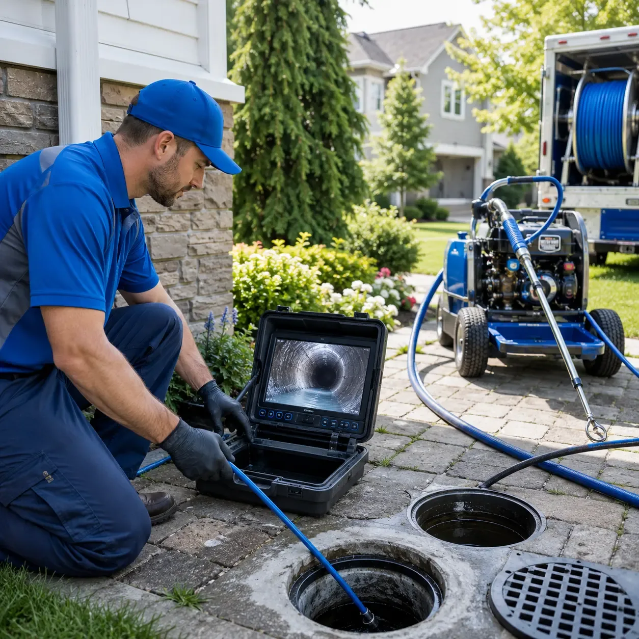 Outdoor drain cleaning professionals serving North Middletown, KY